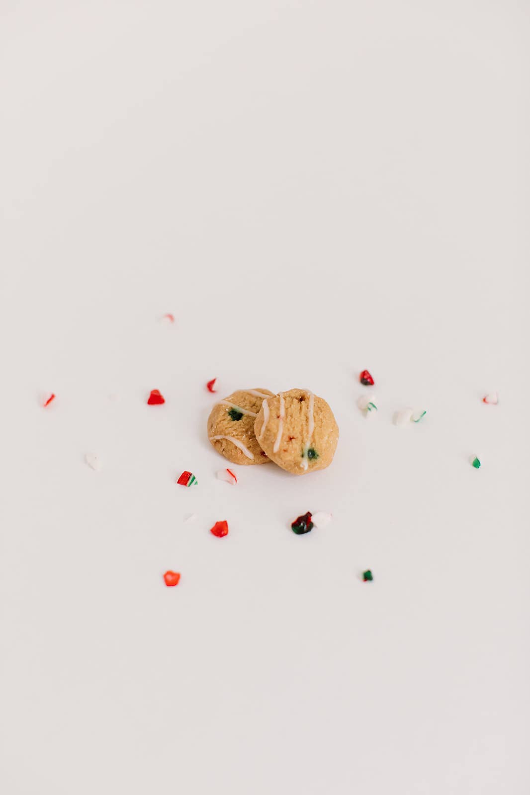 Candy Cane Mini Shortbread Cookies-Kind Reason Co.