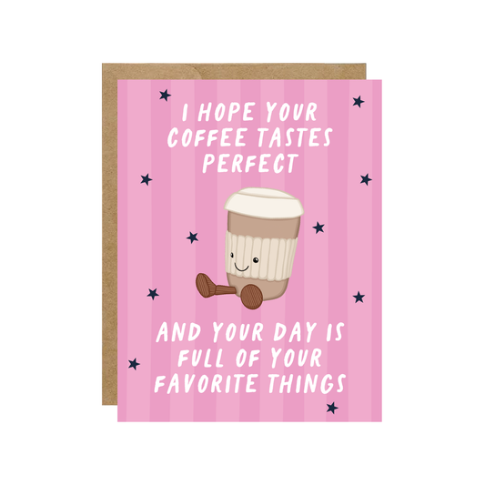 Perfect Latte Jelly - Coffee Cafe Card-Kind Reason Co.