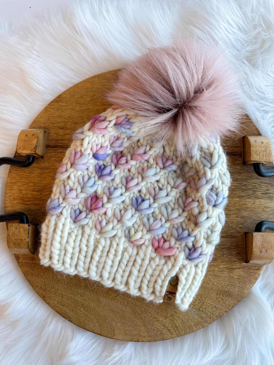 Lotus flower Toque - Knitted