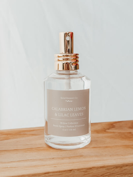 Calabrian Lemon & Lilac Leaves - Room & Linen Spray-Kind Reason Co.