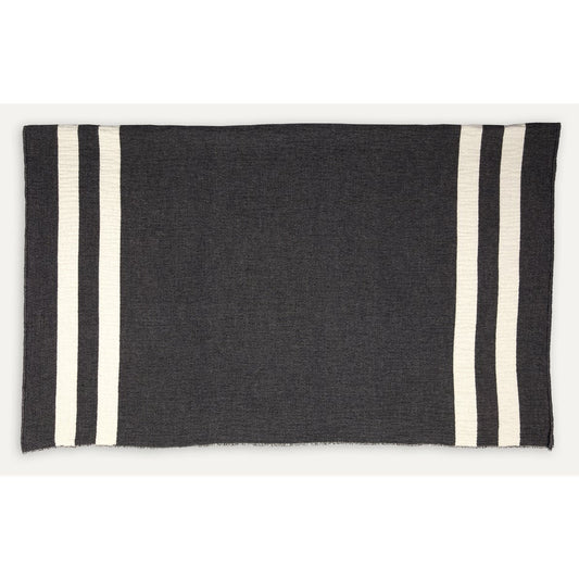 Heirloom Throw - Charcoal