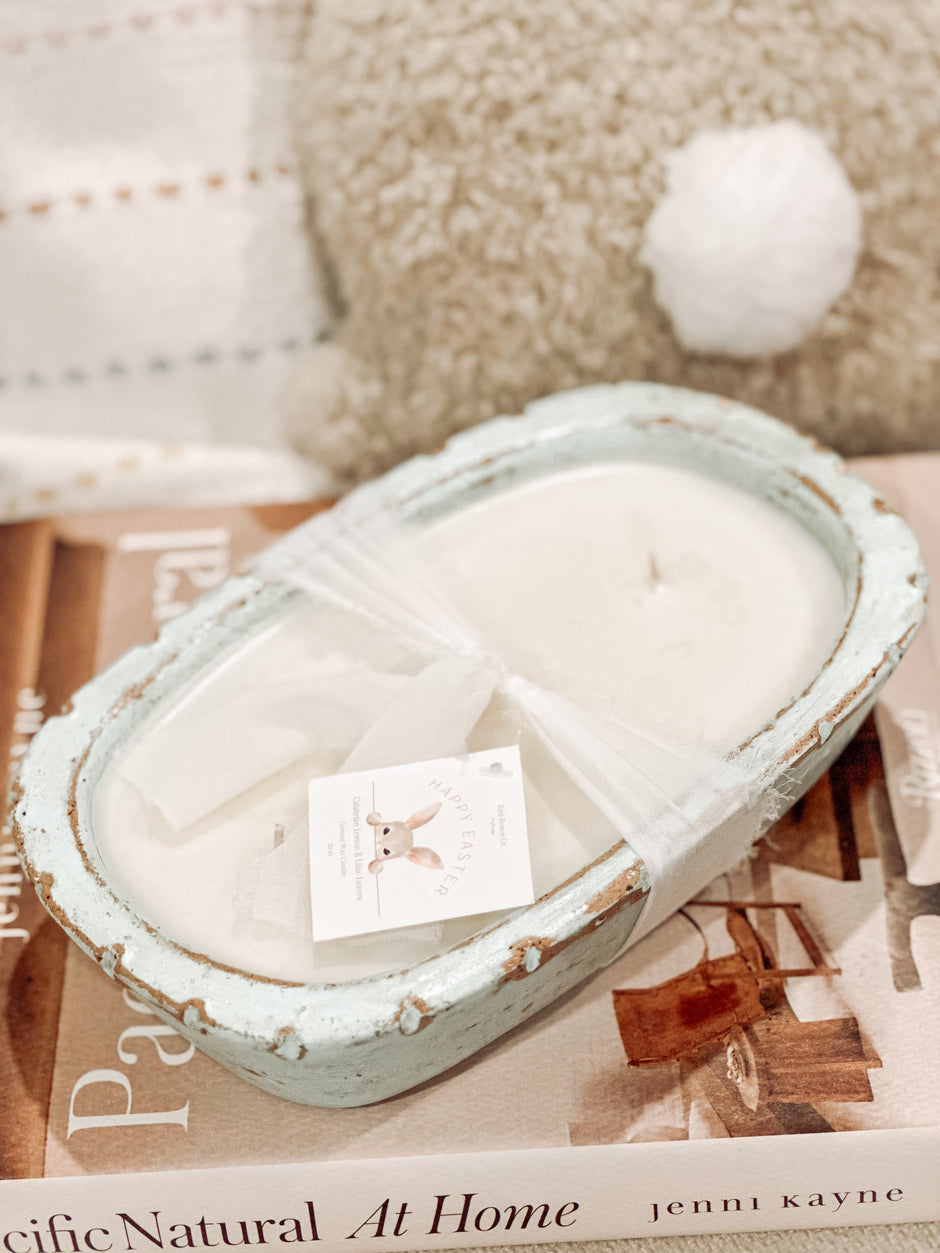Pale Blue Clay Bowl - Easter-Kind Reason Co.