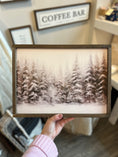 Load image into Gallery viewer, Winter Forest Landscape Sign
