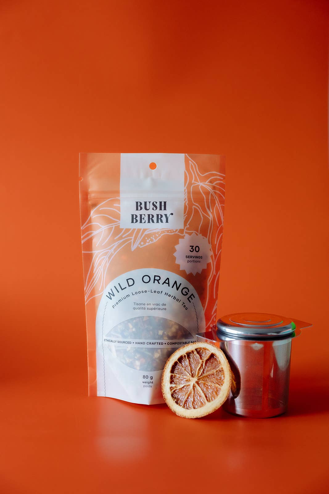 Organic Wild Orange Loose Leaf Tea