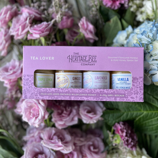 'Tea Lover' Creamed Honey Gift Set