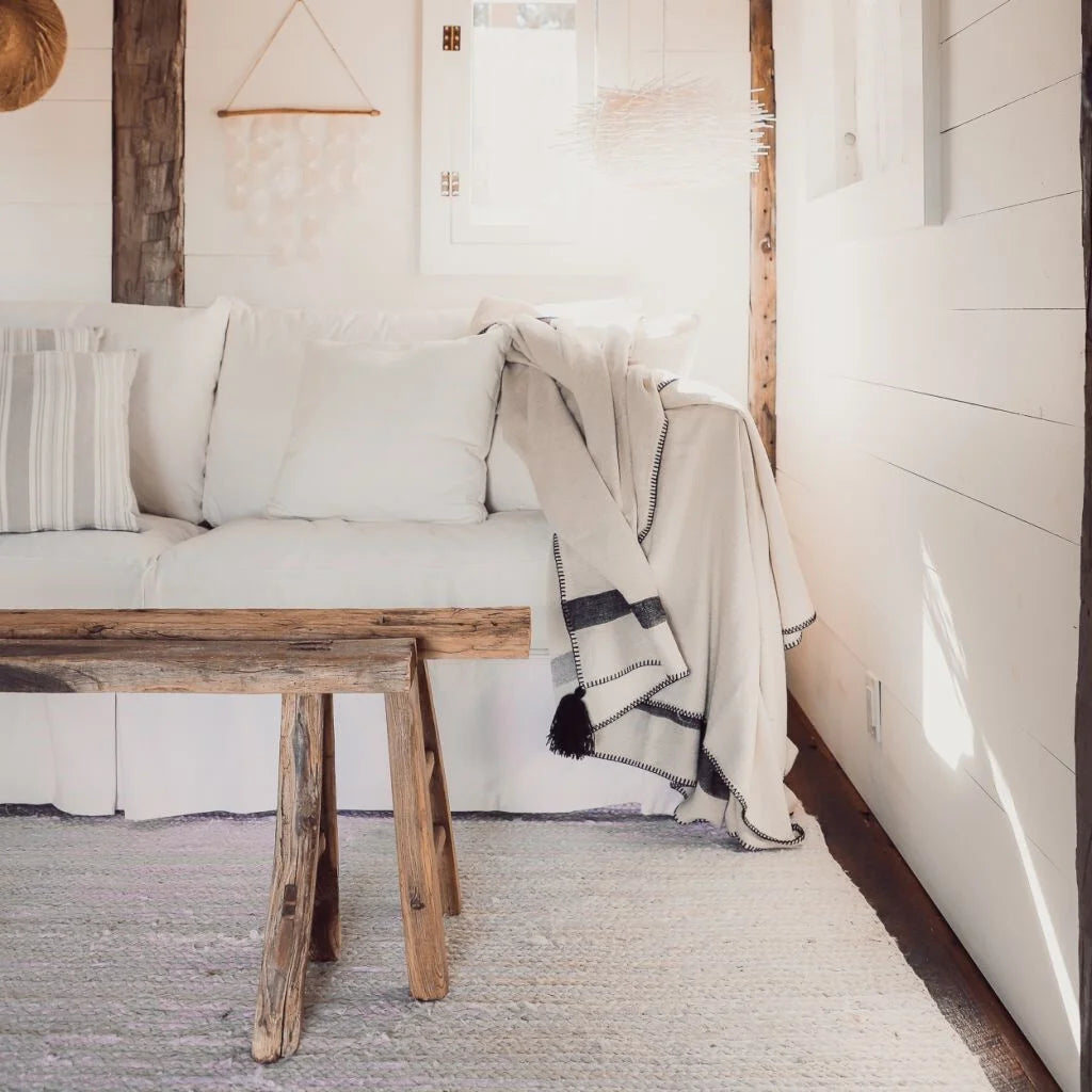 Chelsea Throw - Biscuit